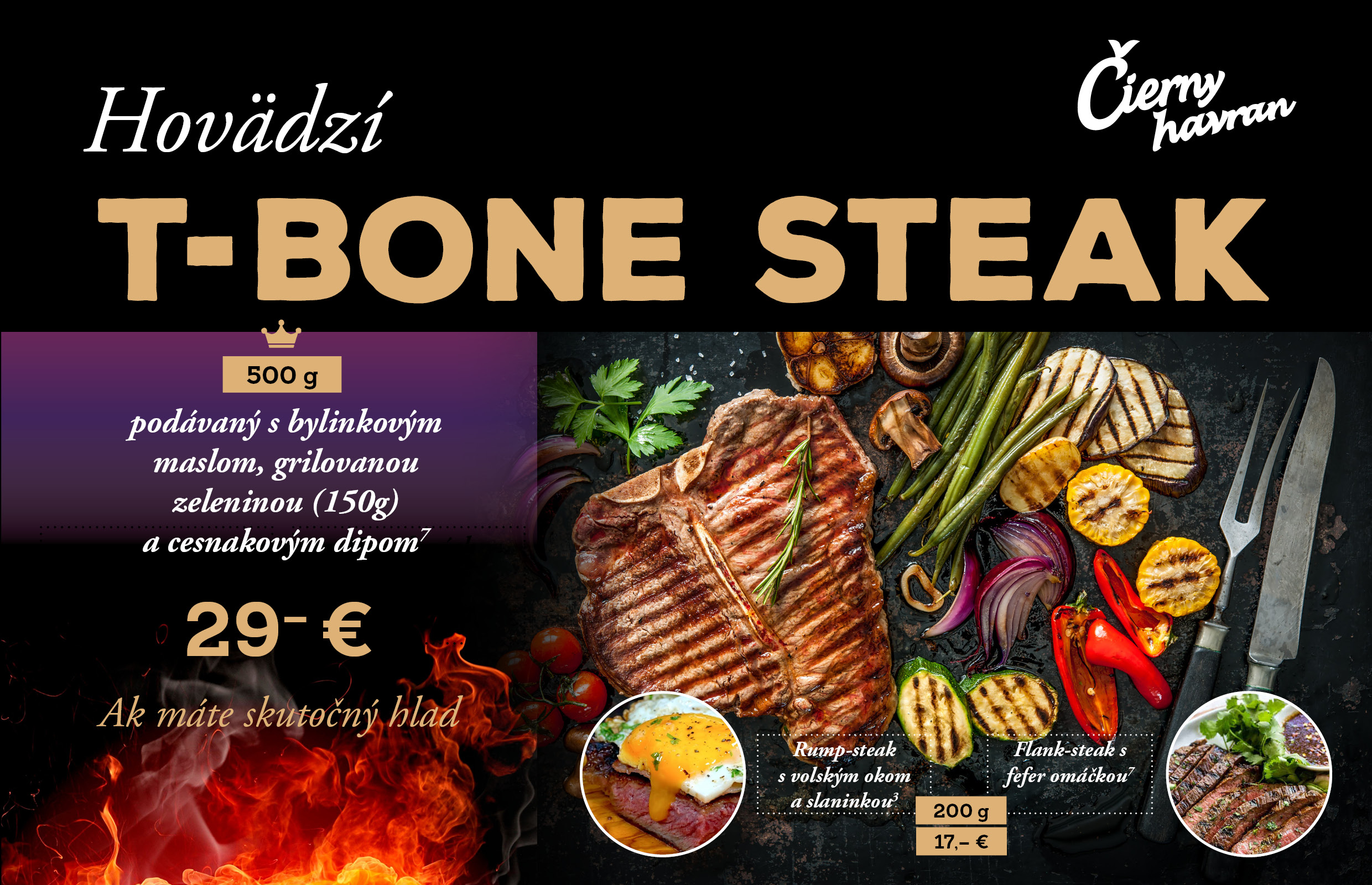 T-bone 500g steak